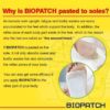 Why is Biopatch pasted to soles? Biopatch Forest Sap Powder - 2 Patches 2