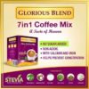Glorious Blend 7 in 1 Coffee w Stevia 21g x 7 sachets 2